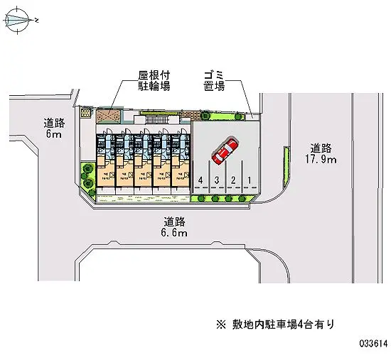 ★手数料０円★宝塚市小林　月極駐車場（LP）